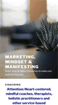 Mobile Screenshot of marketingmindsetandmanifesting.com